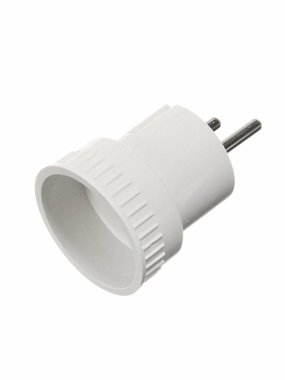 Адаптер электрический TDM Electric 6А 250В, розетка без заземления, белый, артикул SQ1806-0023 для подключения приборов