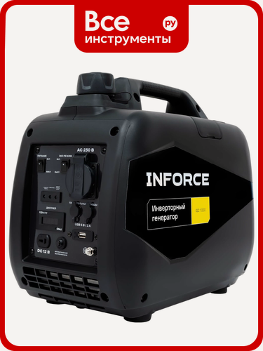 Изображение товара Инверторный генератор Inforce (1 кВт; USB; дисплей; тихий) IGC 1000