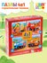 Пазлы 4 в 1 Puzzle Time «Строительная техника», 4, 6, 9, 12 элементов, пазлы для...
