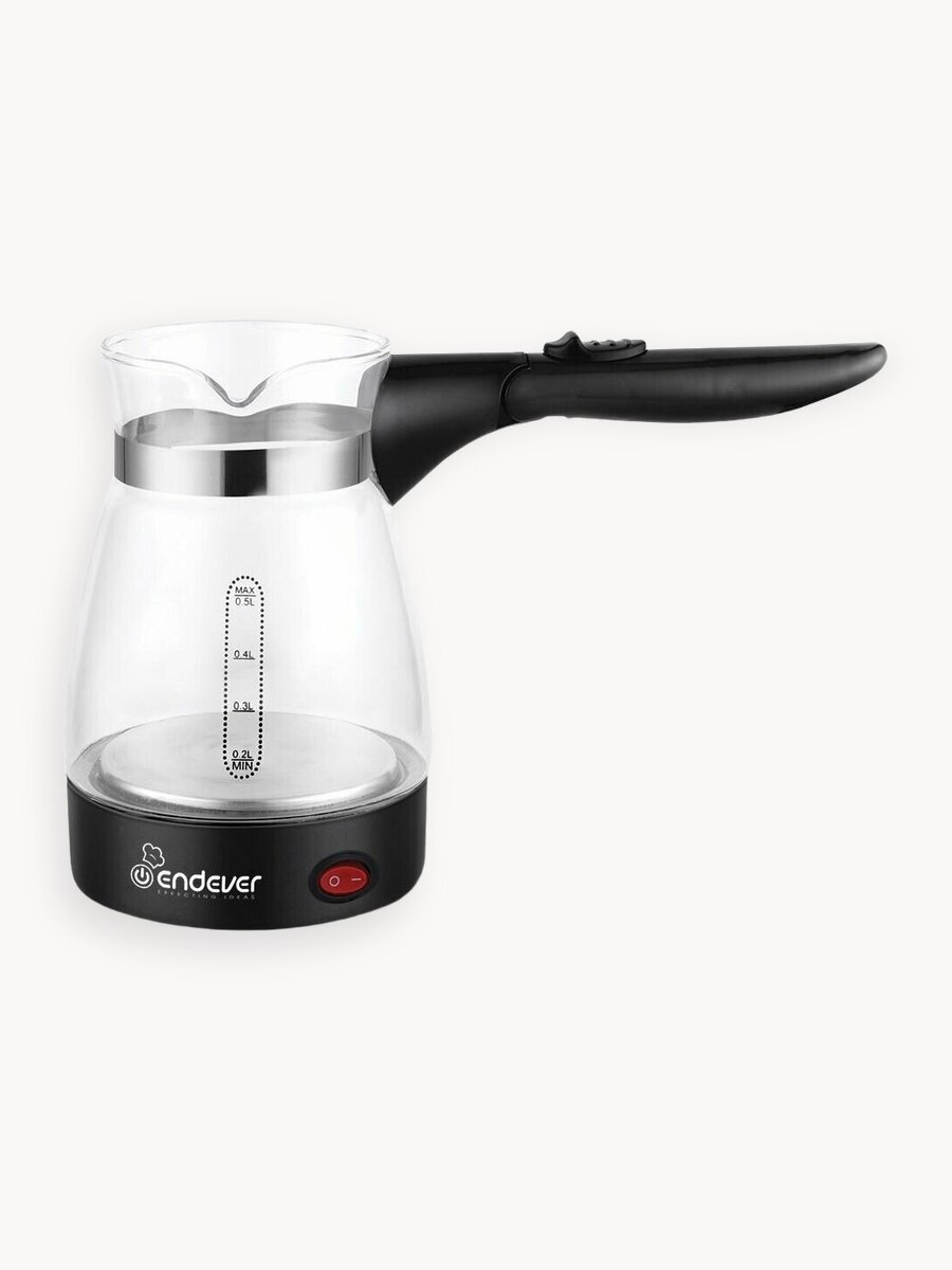 Кофеварка электрическая / турка для кофе Endever Costa-1008, 800 Вт, 0,5 л, защита от перегрева