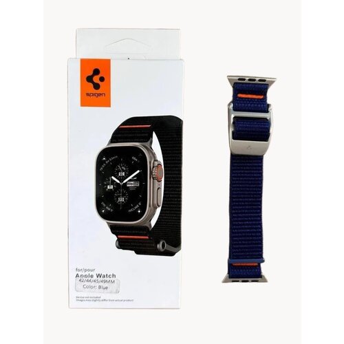 Ремешок нейлоновый на липучке Spigen Для Apple Watch Ultra 49454442 mm Grey 2079₽