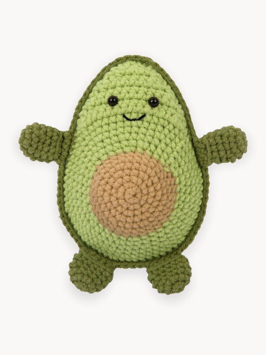 Набор для вязания крючком игрушки "Miadolla" AMG-0103 Позитивное авокадо