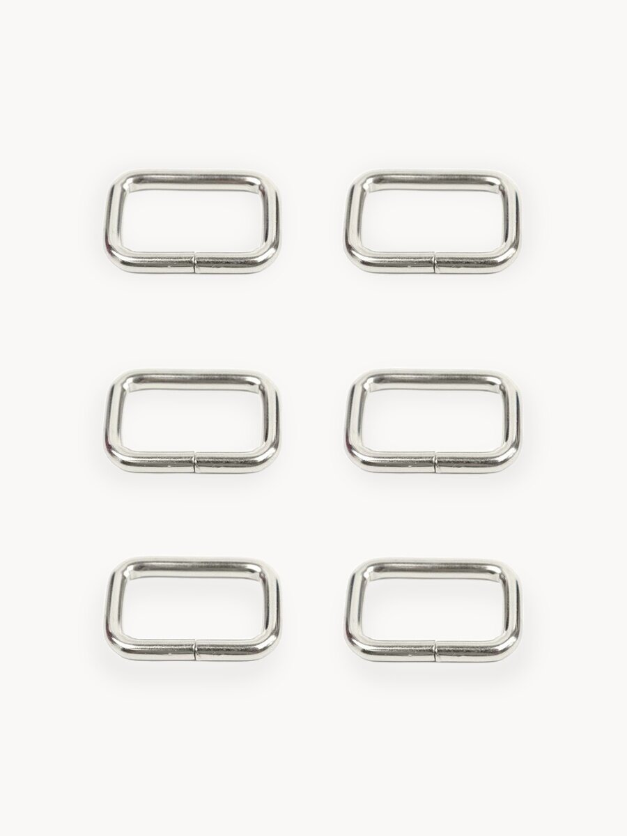 Ручкодержатель(Рамка) 25 мм (Упаковка 6 штук). Цвет: Никель