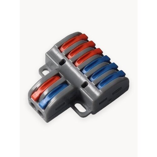 Клемма пружинная быстрозажимная СМК-222/2Р-1/3 (2 шт.)