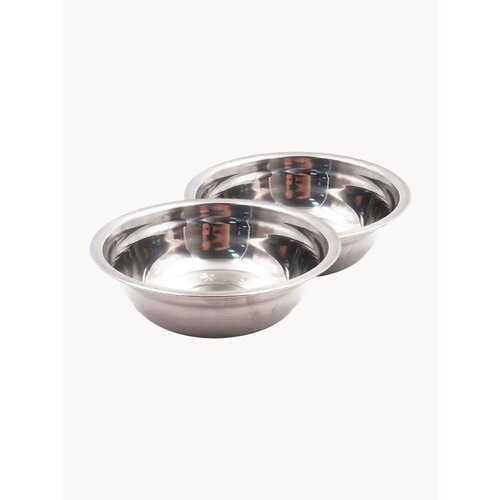 2 шт. Миска туристическая Следопыт-Эконом нержавеющая сталь, d 15см, 450мл