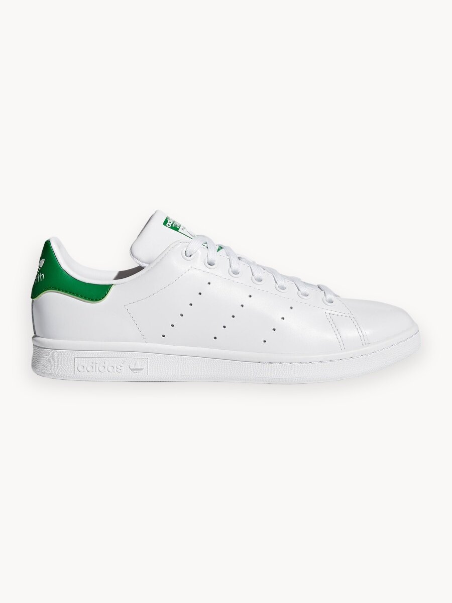 Кеды adidas Originals Stan Smith, размер 7 UK, Cloud White / Core White / Green
