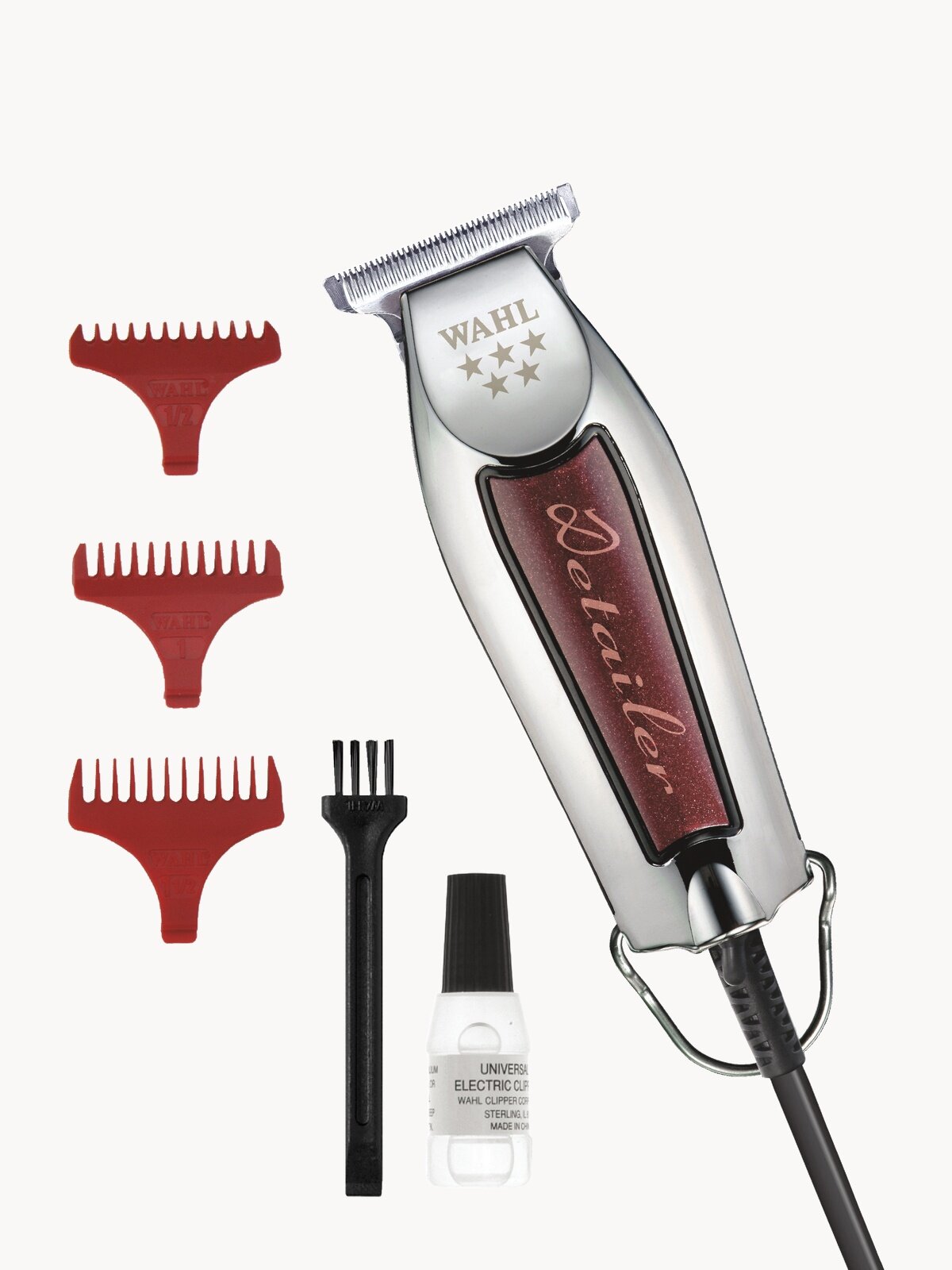Профессиональный триммер Wahl 5-Star Detailer, серый/бордовый