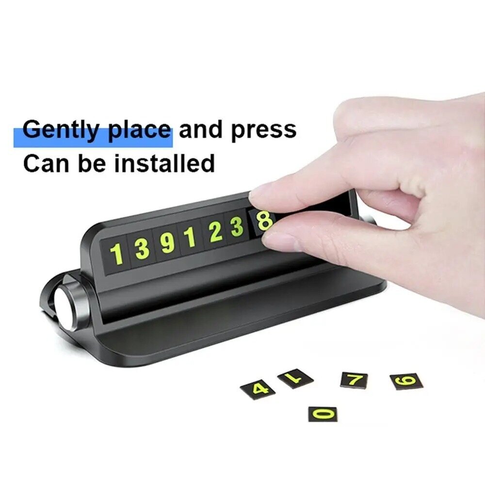 Картинки Парковочная карта с держателем телефона / Автовизитка / Парковочная автовизитка