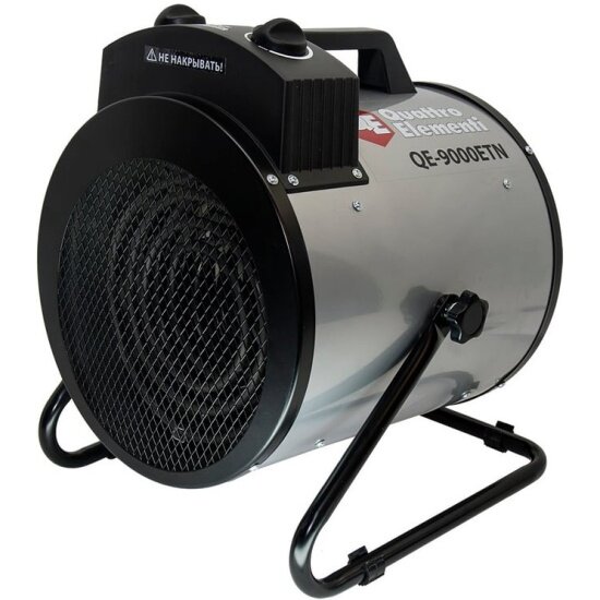 Нагреватель воздуха Quattro Elementi электрический с ТЭН QE-9000 ETN (45/90 кВт 380В-3ф 880 м3/час) — цилиндр