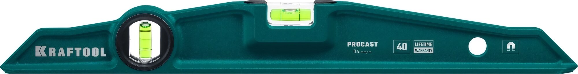 Магнитный литой уровень KRAFTOOL 34718-040