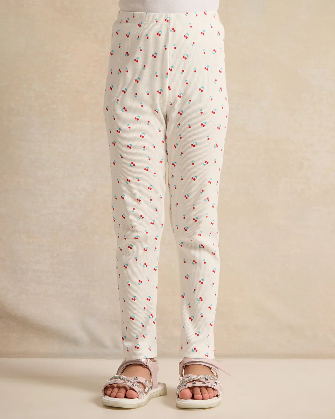 Легинсы REDTAG, размер 4-5 лет, бежевый — фото 1