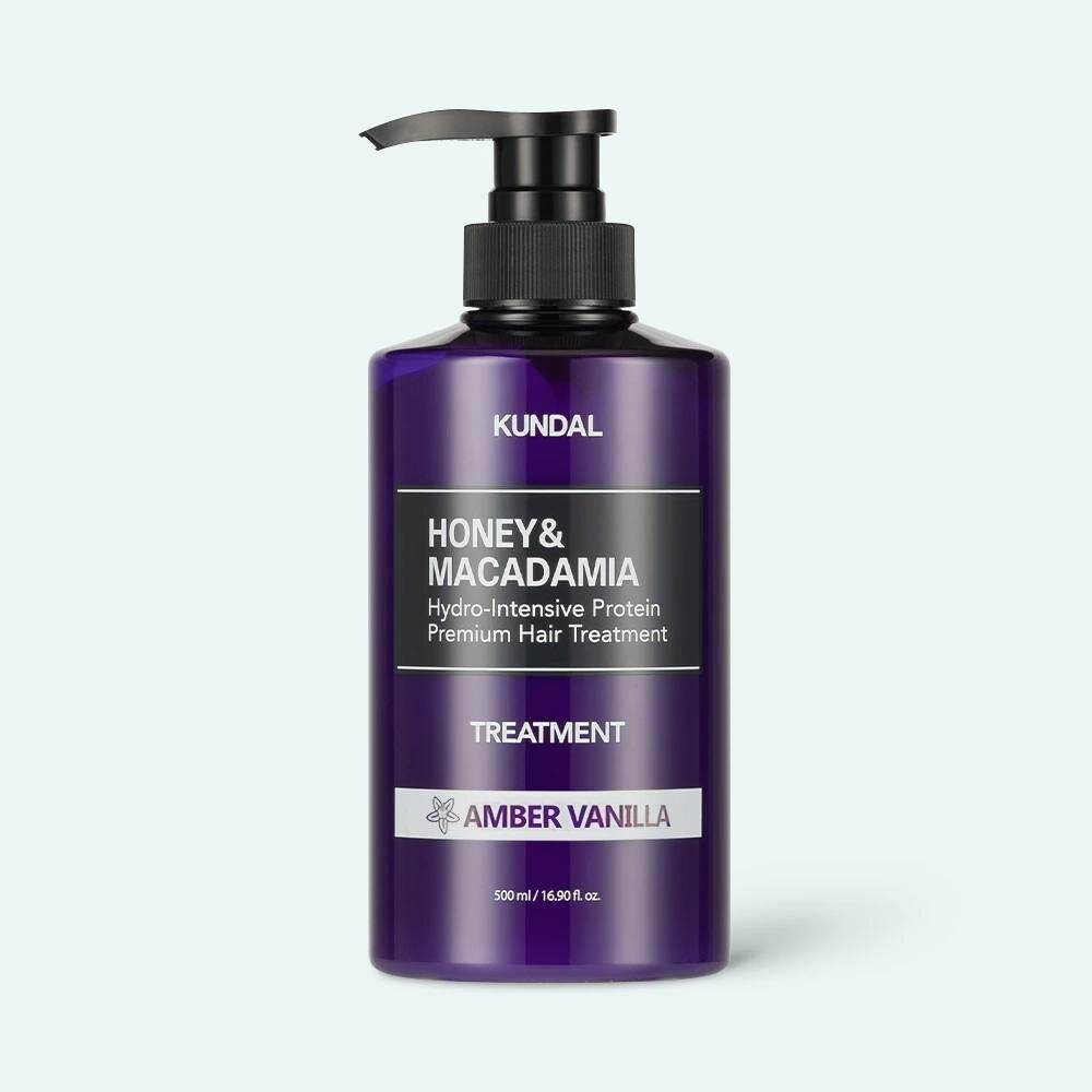 Сыворотка Kundal "Honey&Macadamia Hydro-Intensive" - Pink Grapefruit, для всех типов волос, с протеинами, 500 мл