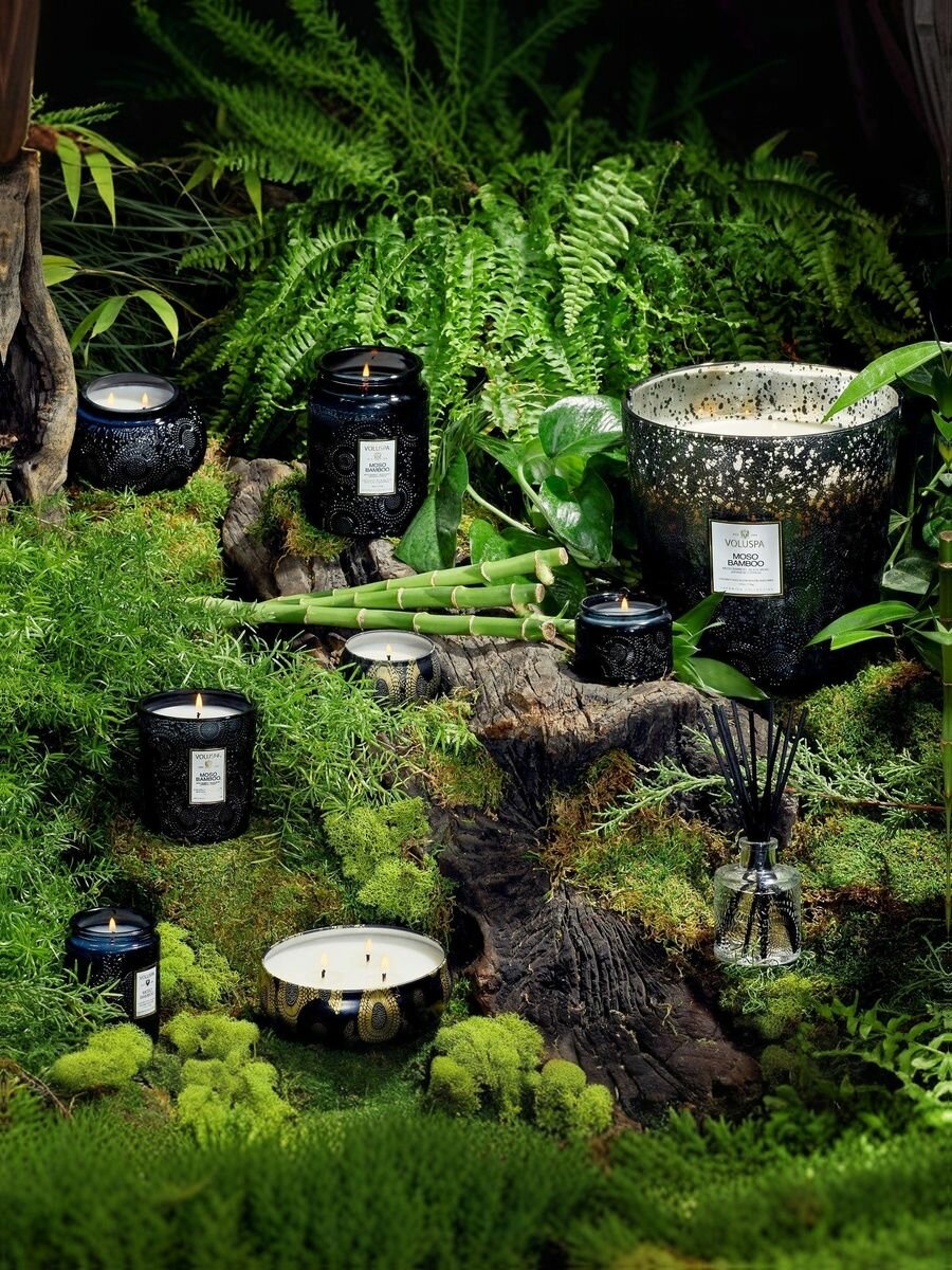 Ароматическая свеча Бамбук мосо 156 гр — фото 1