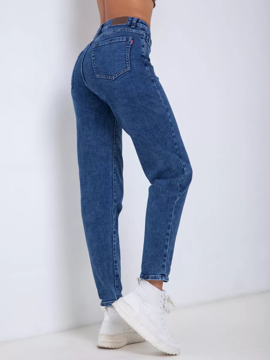 Джинсы зауженные FEIMAILIS, размер 38, синий