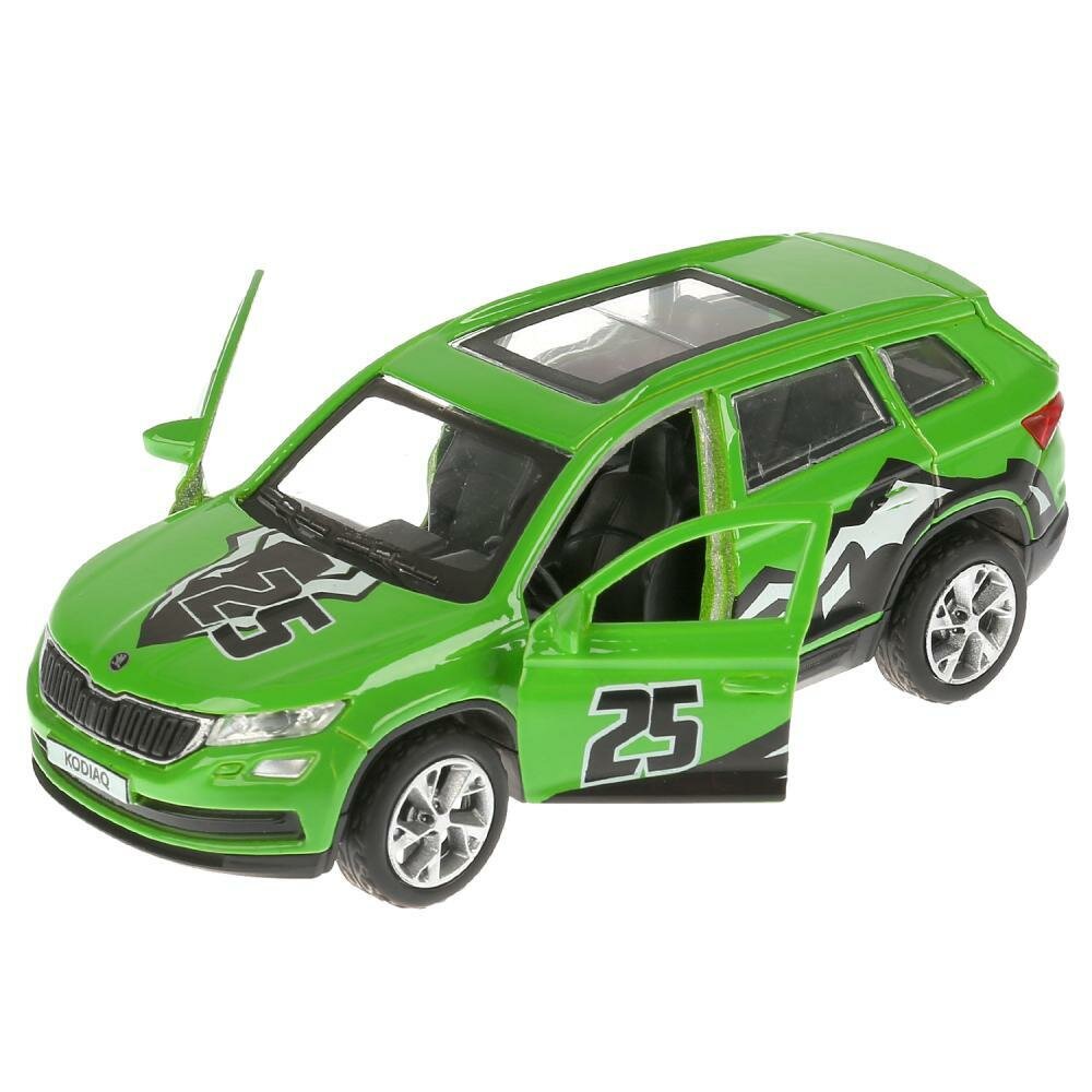 Машина металл skoda kodiaq спорт, открываются двери, багажник, инерц, Технопарк