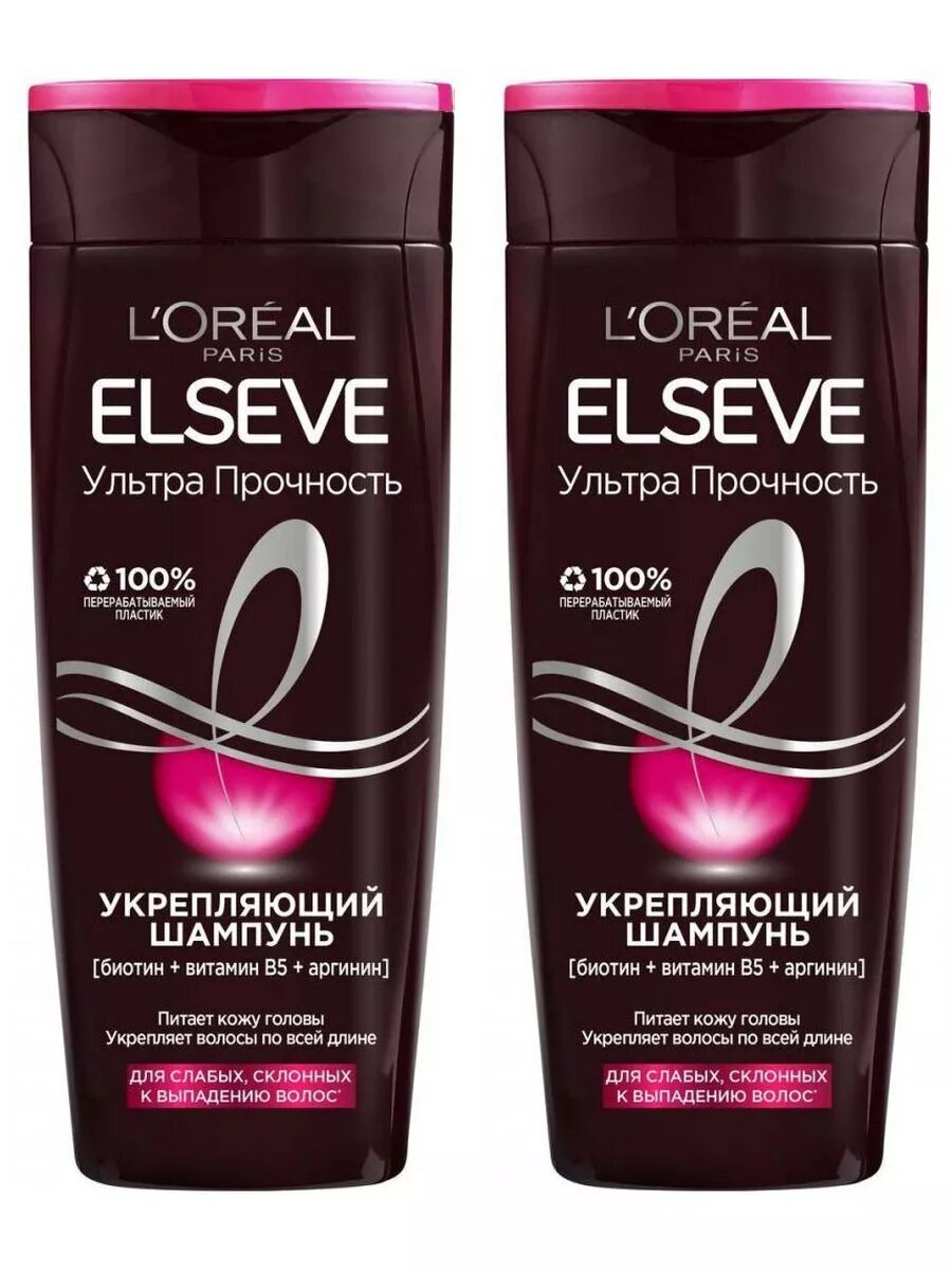 L'Oreal Paris Шампунь Преображение "Elseve, с кератином, 400 мл — фото 1