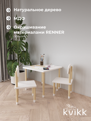 Стул детский ENKEL 30х34х58 см, стульчик для ребенка от 1 года, малыша