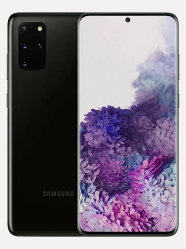 Изображение товара Смартфон Samsung Galaxy S20 + Plus, Android 10, 12ГБ/256ГБ, камера 10-14МП, разрешение экрана 3200х1440, чёрный