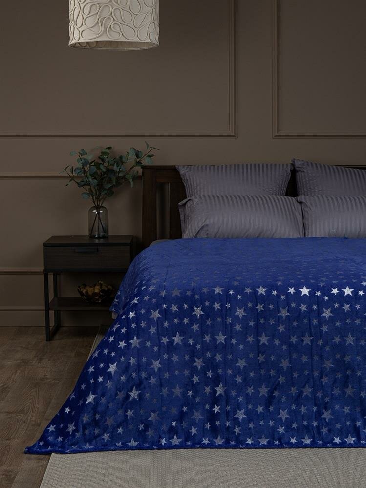 Плед фланель лазер напыление tексрепублик 200*220 арт 6541