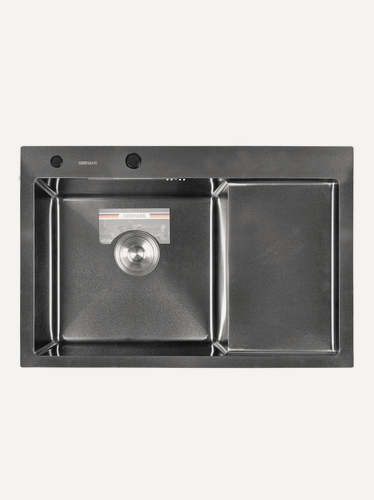 Изображение товара Кухонная мойка из нержавеющей стали Gerhans K37851В-L с PVD покрытием