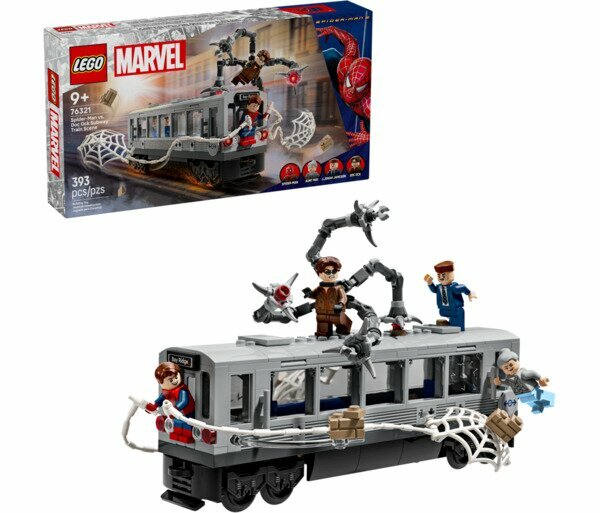 Конструктор LEGO Marvel 76321 Сцена в метро с Человеком-пауком и Доктором Осьминогом (Lego 76321)