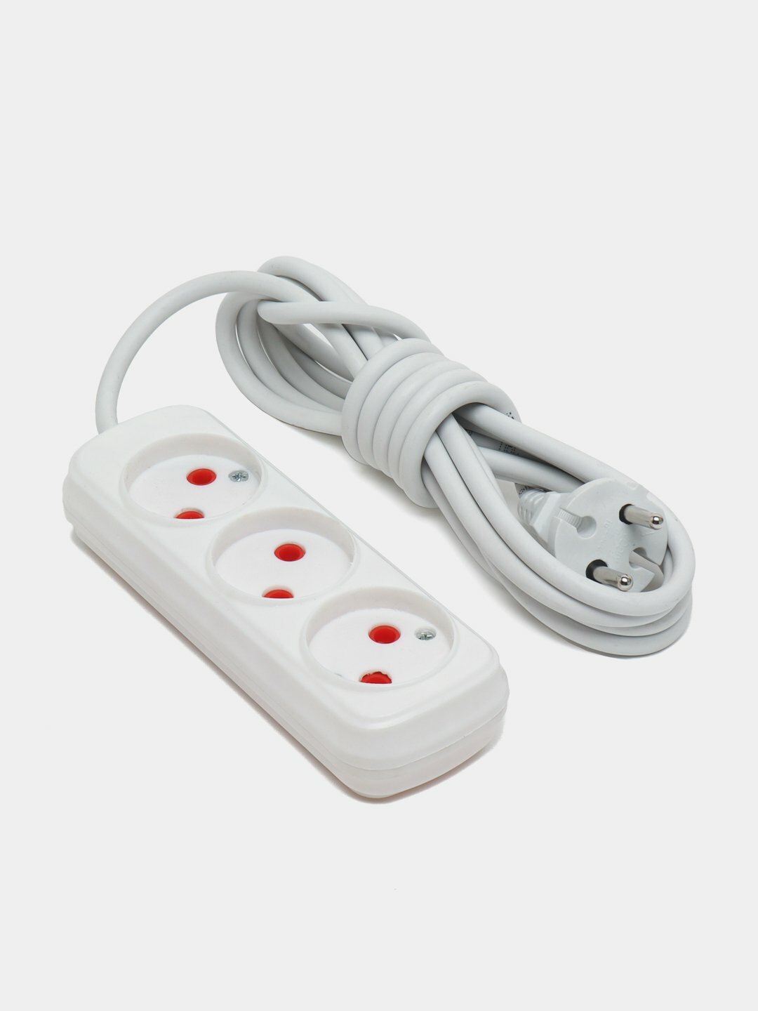 Удлинитель Lezard, классический белый цвет, длина кабеля 3 м, IP20