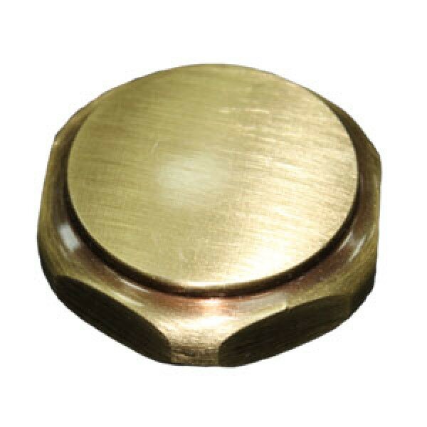 Заглушка SR Rubinetterie 1 2 для радиатора серия  ретро   цвет бронза