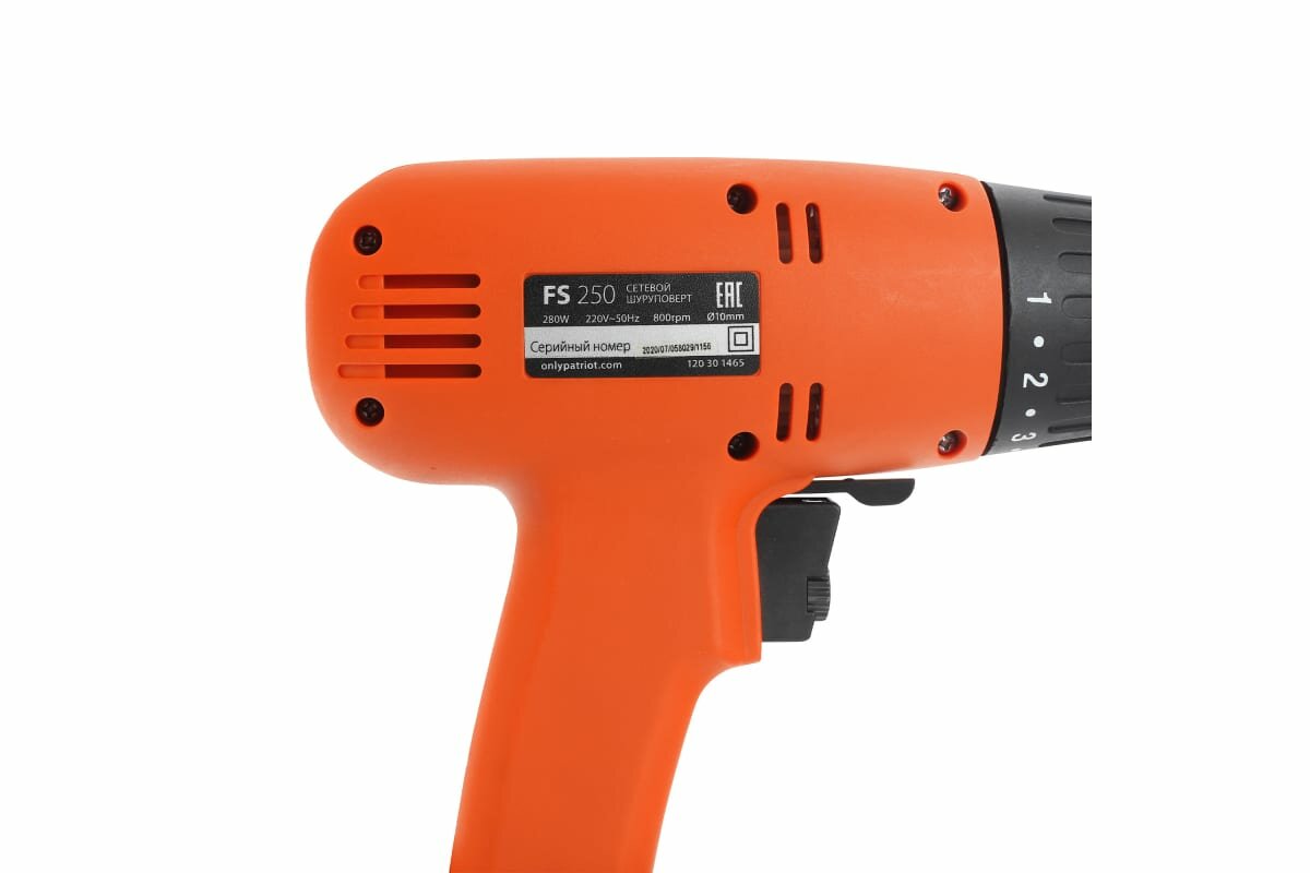 PATRIOT Дрель-шуруповерт Patriot FS 250 280Вт патрон: быстрозажимной (120301465)