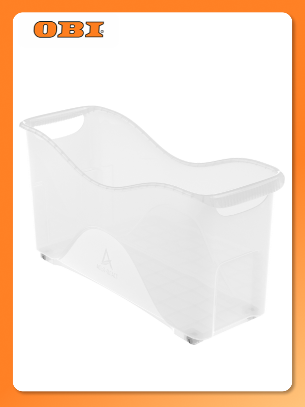 Контейнер Альт-Пласт на колесах универсальный хозяйственный 10 л