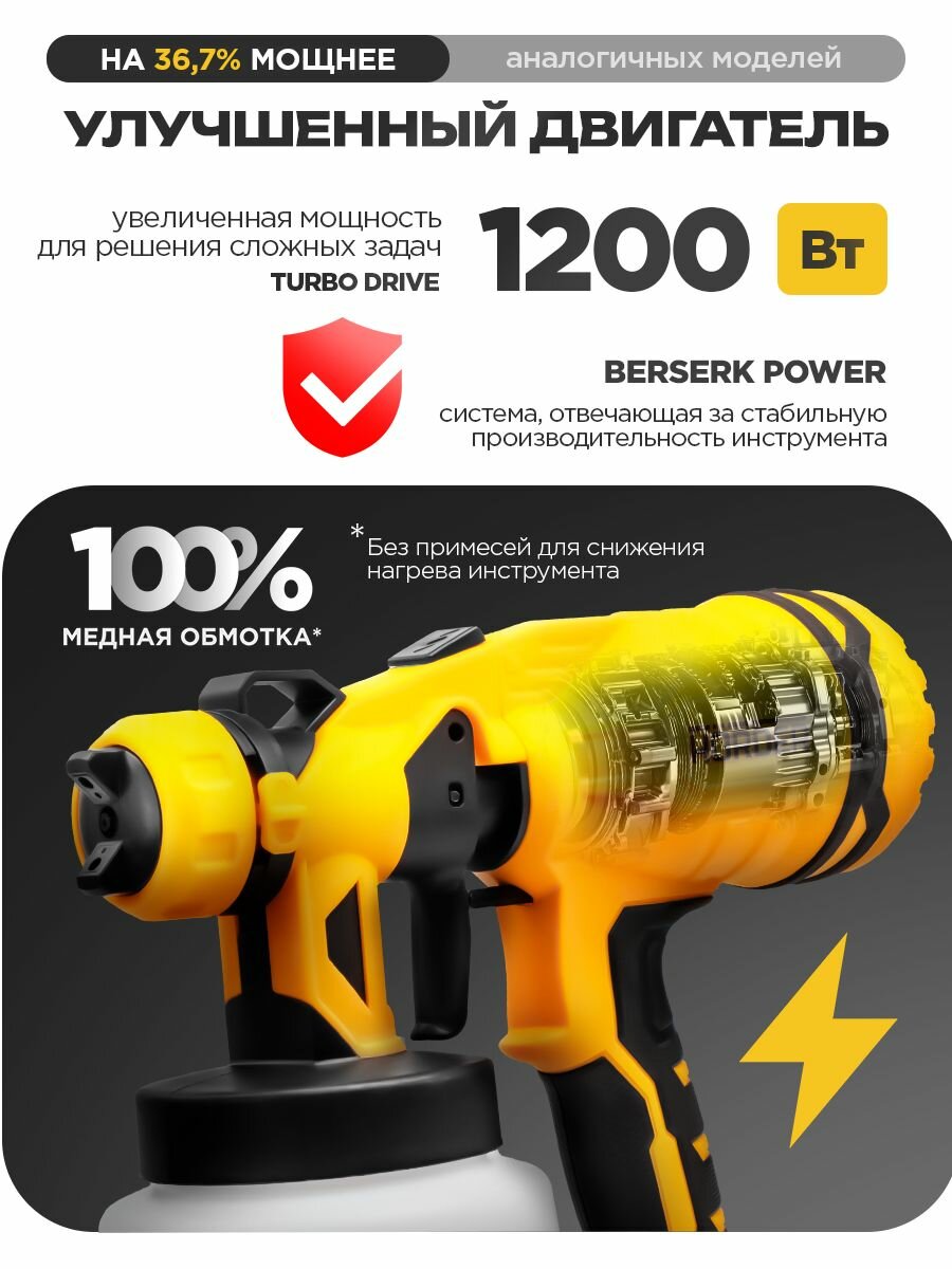 Краскопульт HORDER, электрический — фото 1