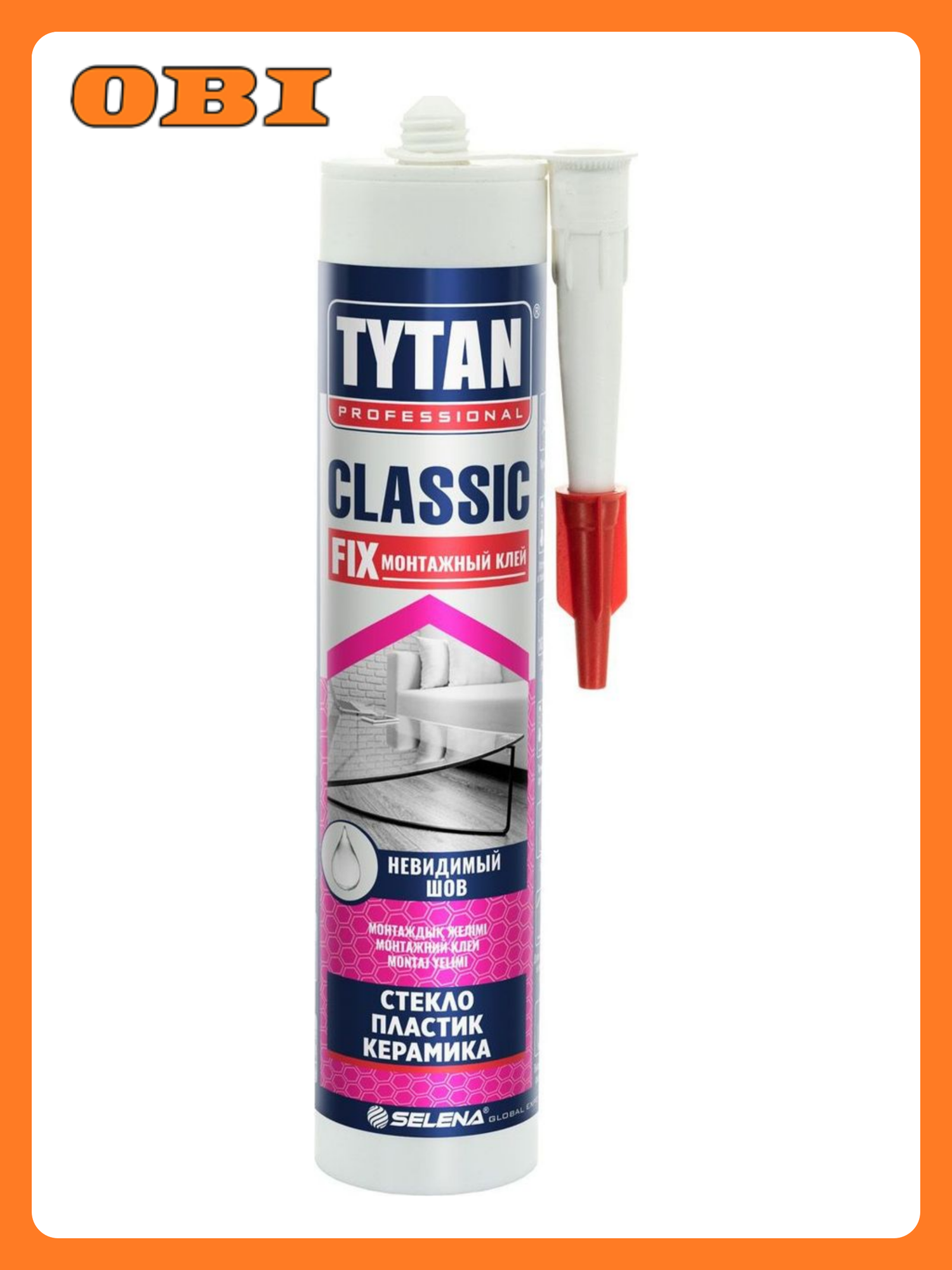 Монтажный клей Tytan Classic Fix  универсальный  прозрачный  310мл