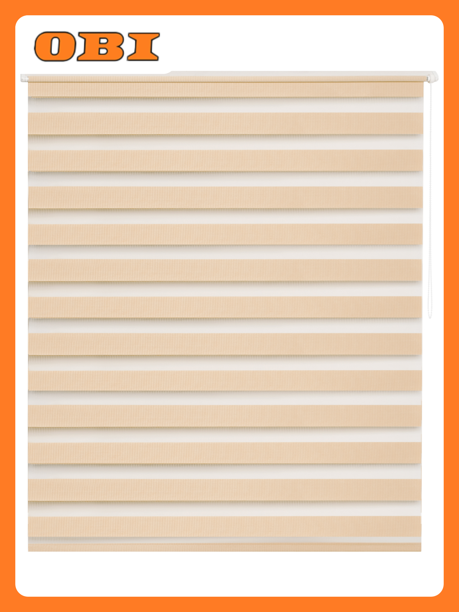 Рулонная штора Miamoza полиэстер 140х160 см бежевая