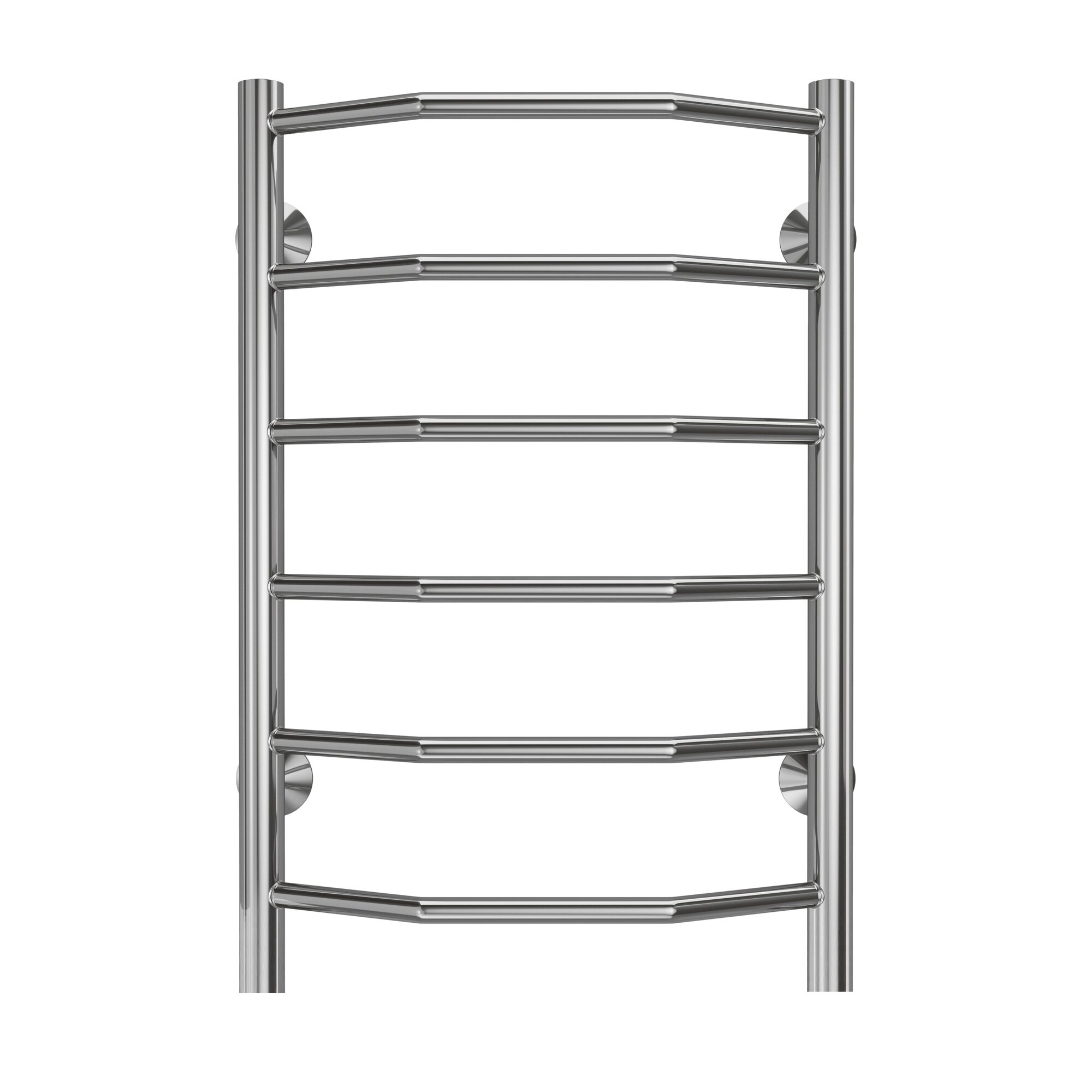 Полотенцесушитель водяной Terminus Виктория П6 нижнее подключение м/о-500 мм 532 x 830 мм хром