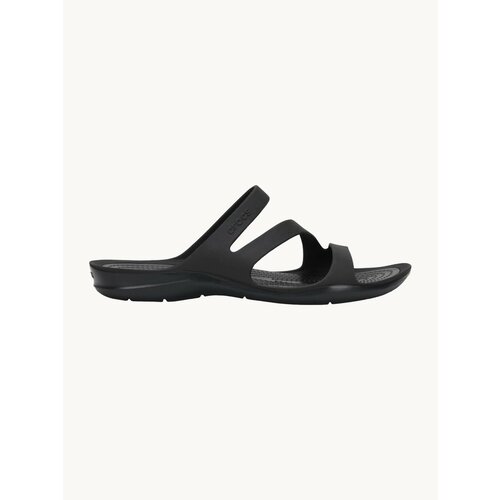 фото Шлёпанцы crocs swiftwater, размер w9 us, черный