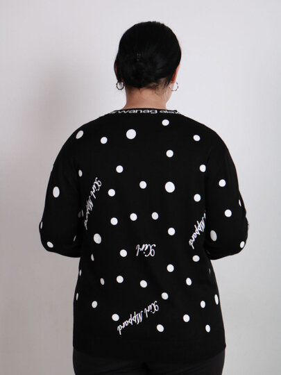 Свитер , размер OneSize, черный — фото 1