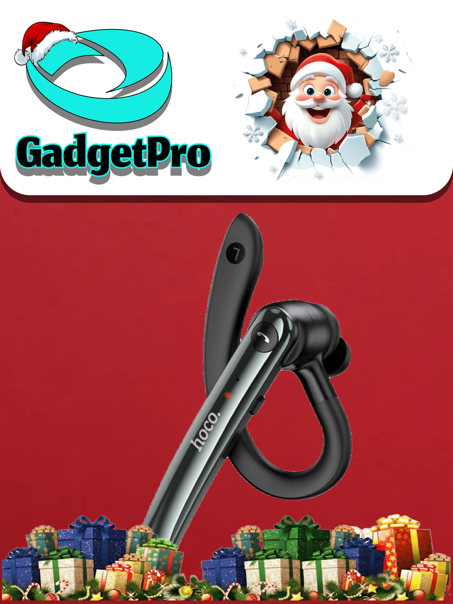 Беспроводная бизнес-гарнитура Hoco S19: Bluetooth гарнитура для работы, с шумоподавлением и микрофоном (Hoco S 19)