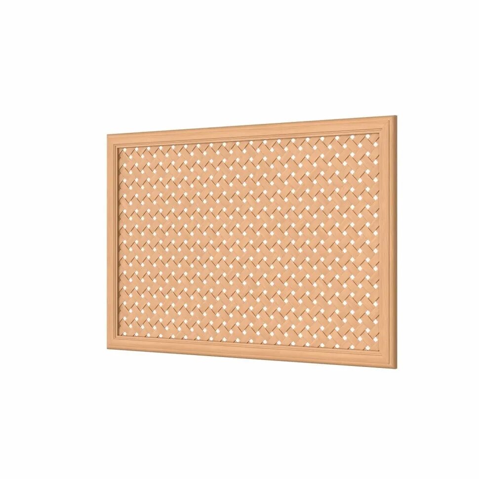 Экран для радиаторов и батарей. Массив дерева декоративный бук (под покраску) диагональ 600x900 мм