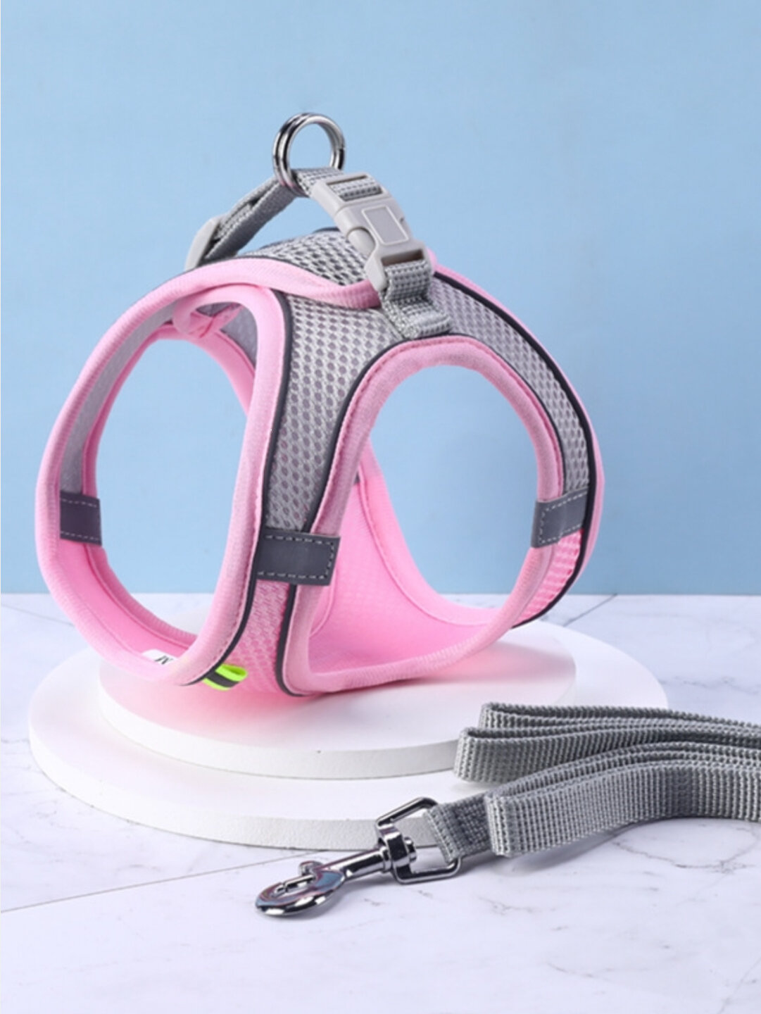 Шлейка ASHLEY для собак и кошек мелких и средних пород, с поводком