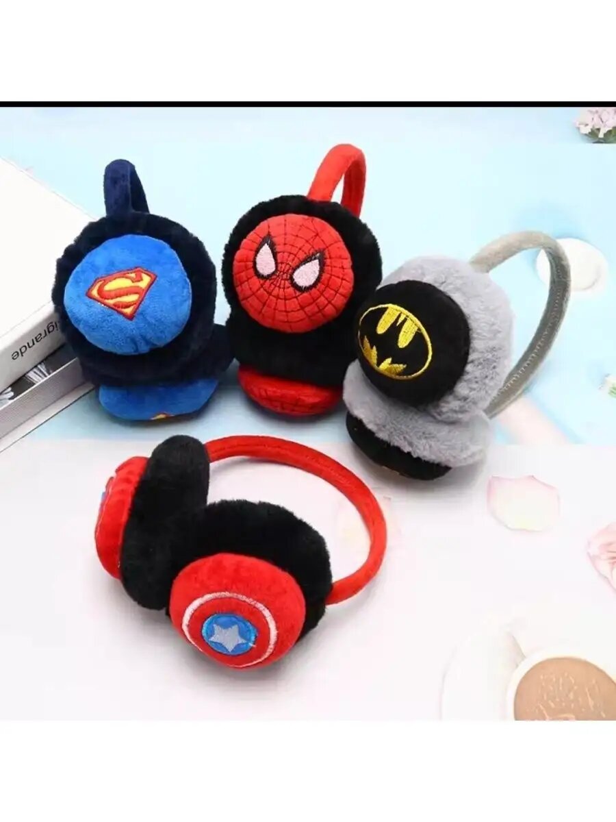 Наушники  для взрослых и детей, размер 3-14 лет, алый — фото 1