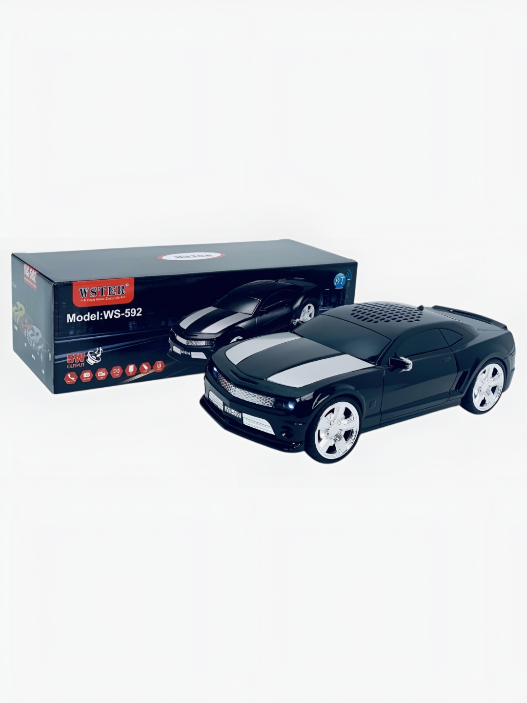 Колонка портативная, компактная, Bluetooth, FM-радио, Usb, микро флешка, WS-592