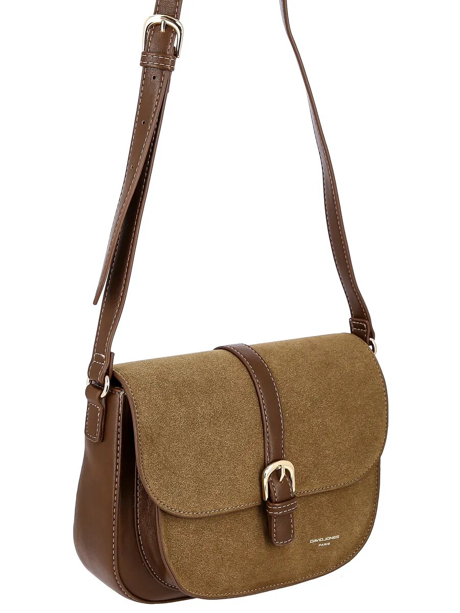 Сумка кросс-боди DAVID JONES, коричневый — фото 1