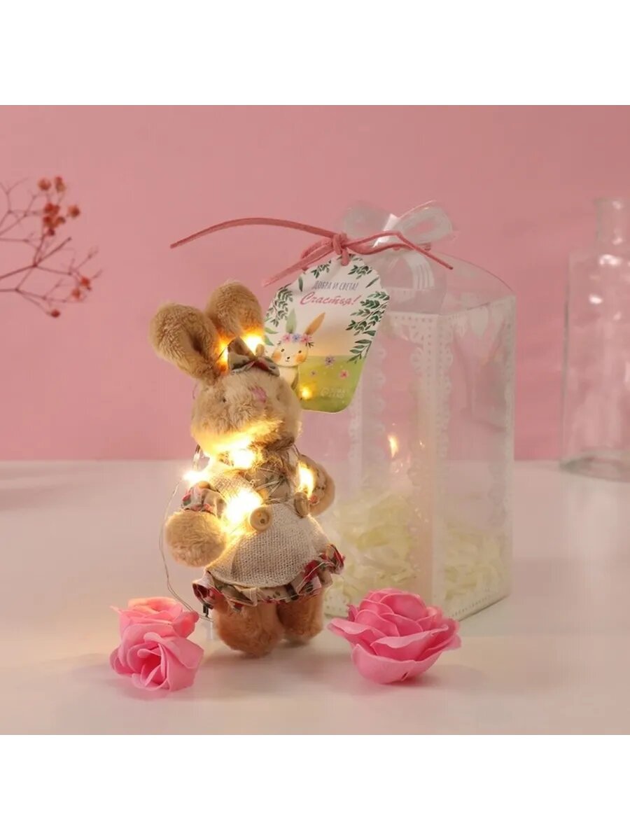 Подарочный набор с зайкой и розами