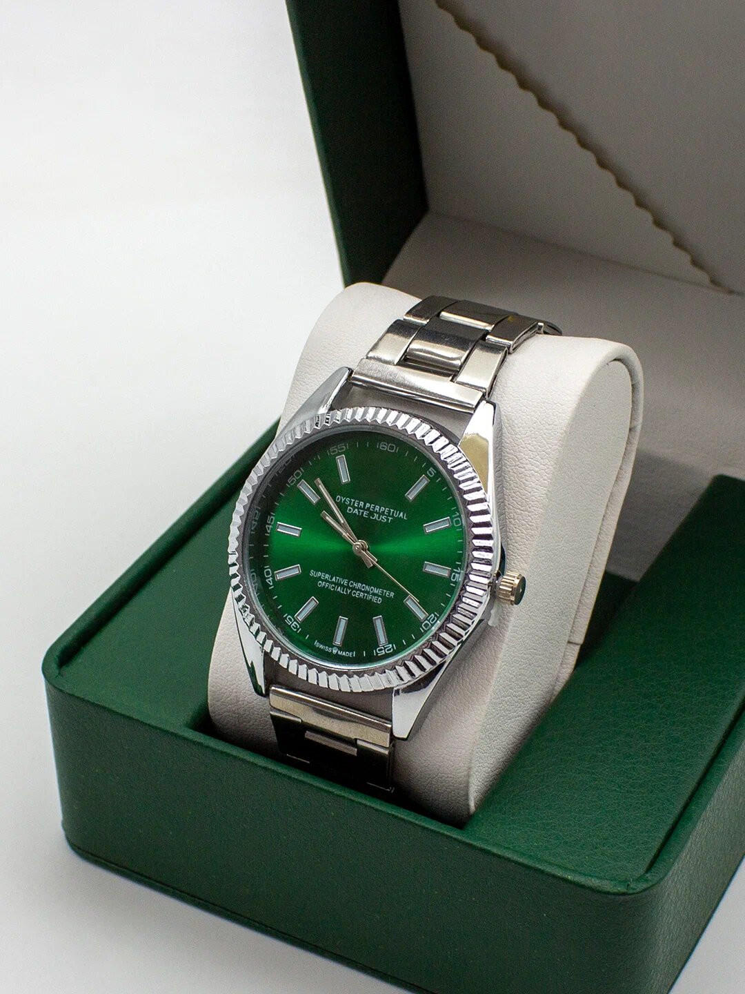Наручные часы Rolex Classic, зеленый, — фото 1