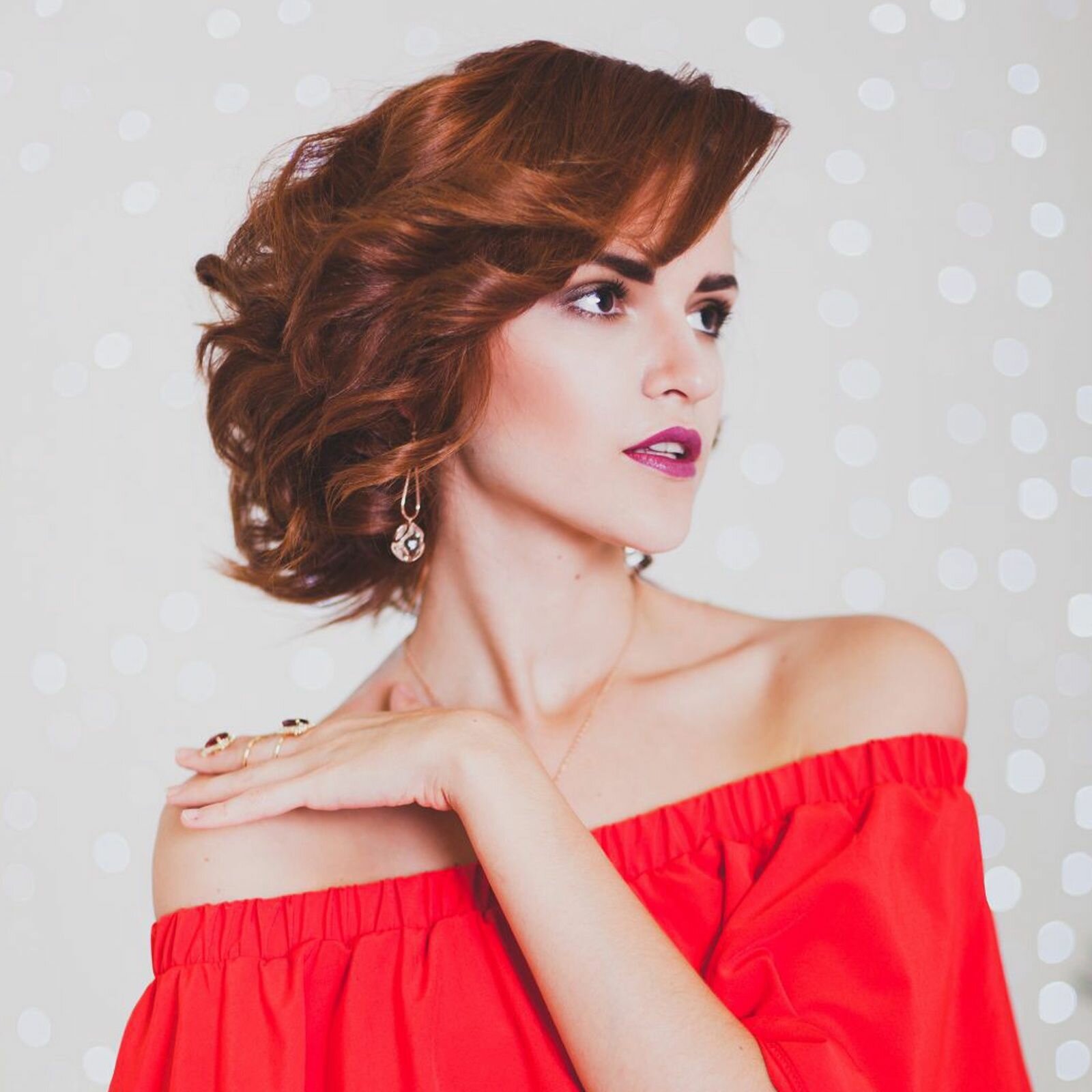 Серьги Queen Fair, стекло, белый — фото 1