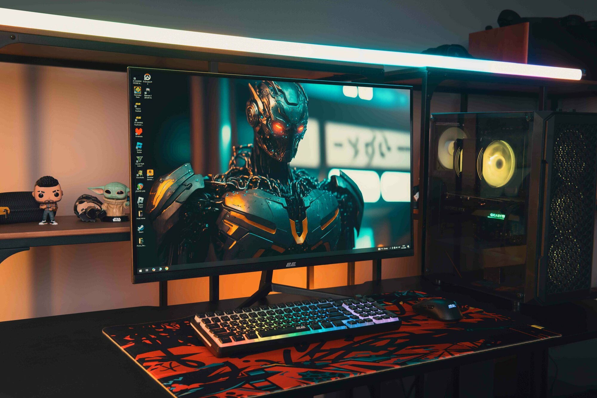 Монитор 2E 31.5" D3224B 2xHDMI, DP, IPS, 2560x1440, 75Hz, 5мс, FreeSync — фото 1