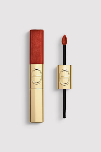 Изображение товара Dior Жидкая помада + блеск для губ Lipsticks Rouge Dior Sequin Liquid Duo - 747 Flame