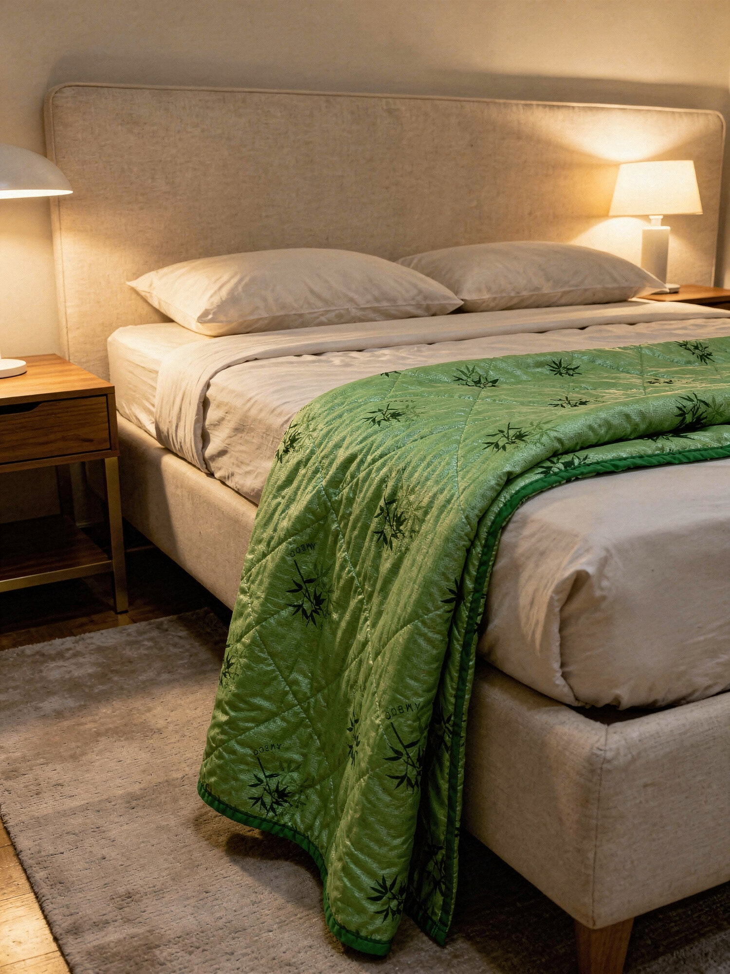 Одеяло Тик Бамбук облегченные 170*200+-3% (МарТекс) — фото 1