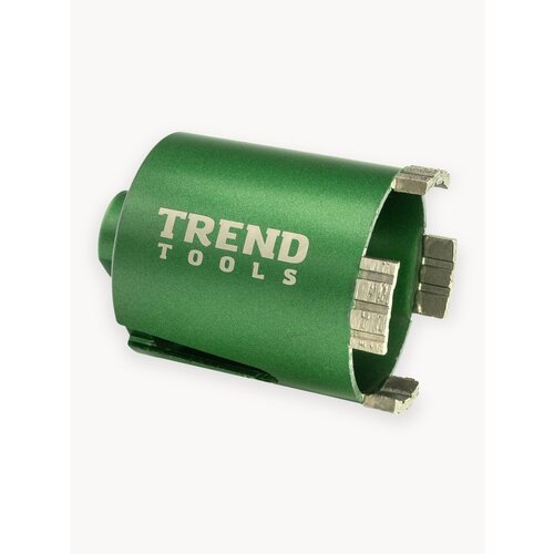 Коронка по бетону и кирпичу алмазная Trend Tools 68 мм для подрозетников, держатель Шестигранник, верхнее пылеудаление