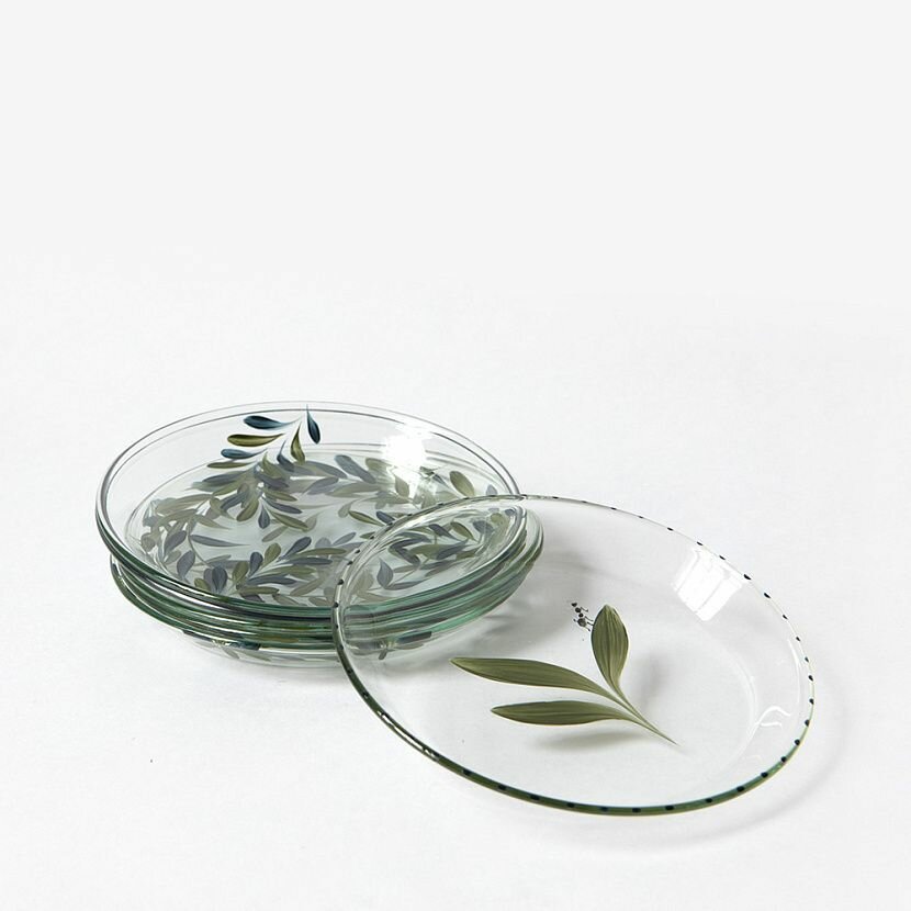 Leaves Набор из 6 хлебных тарелок — фото 1