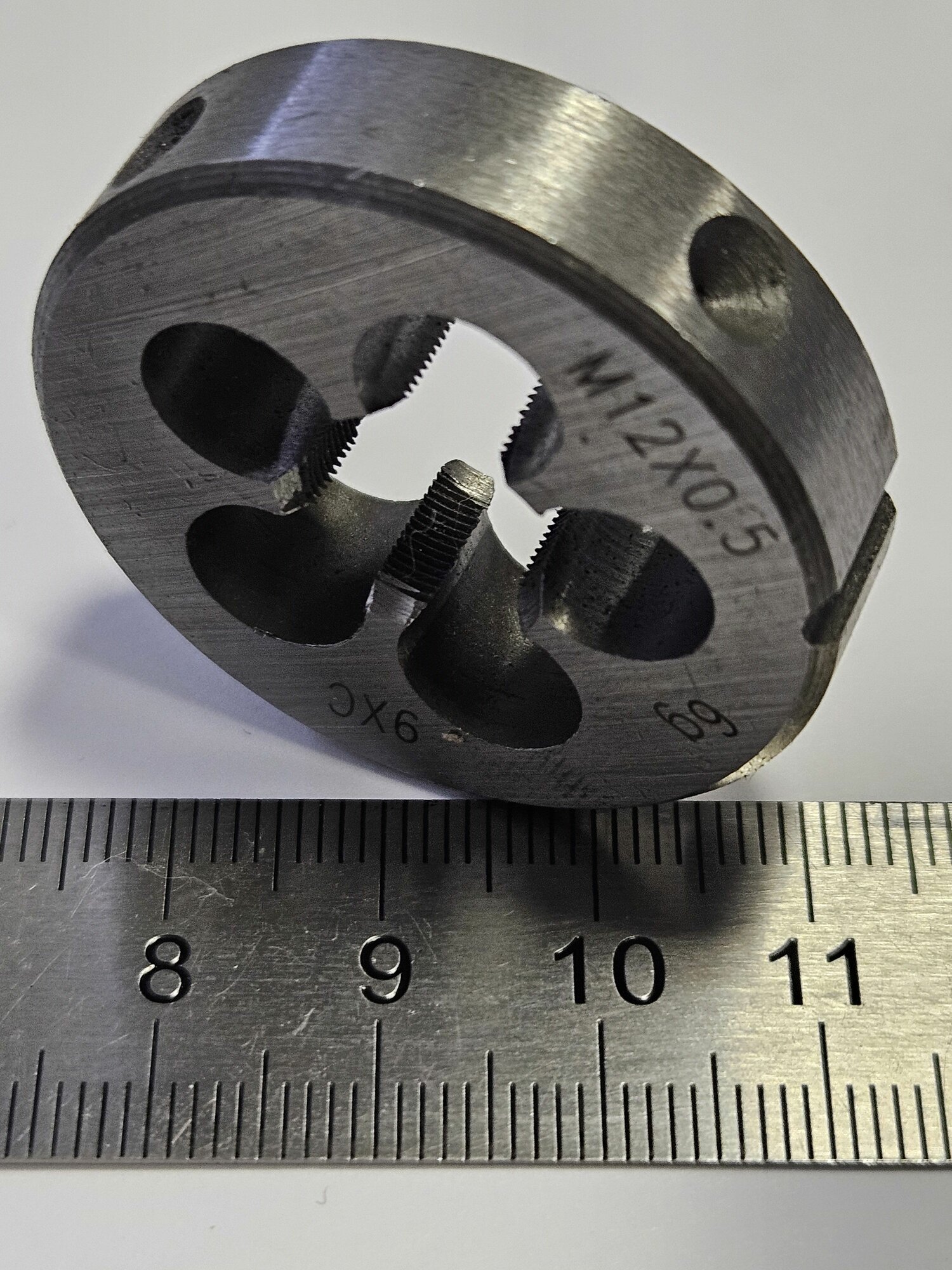 Плашка метрическая М12х0,5 — фото 1